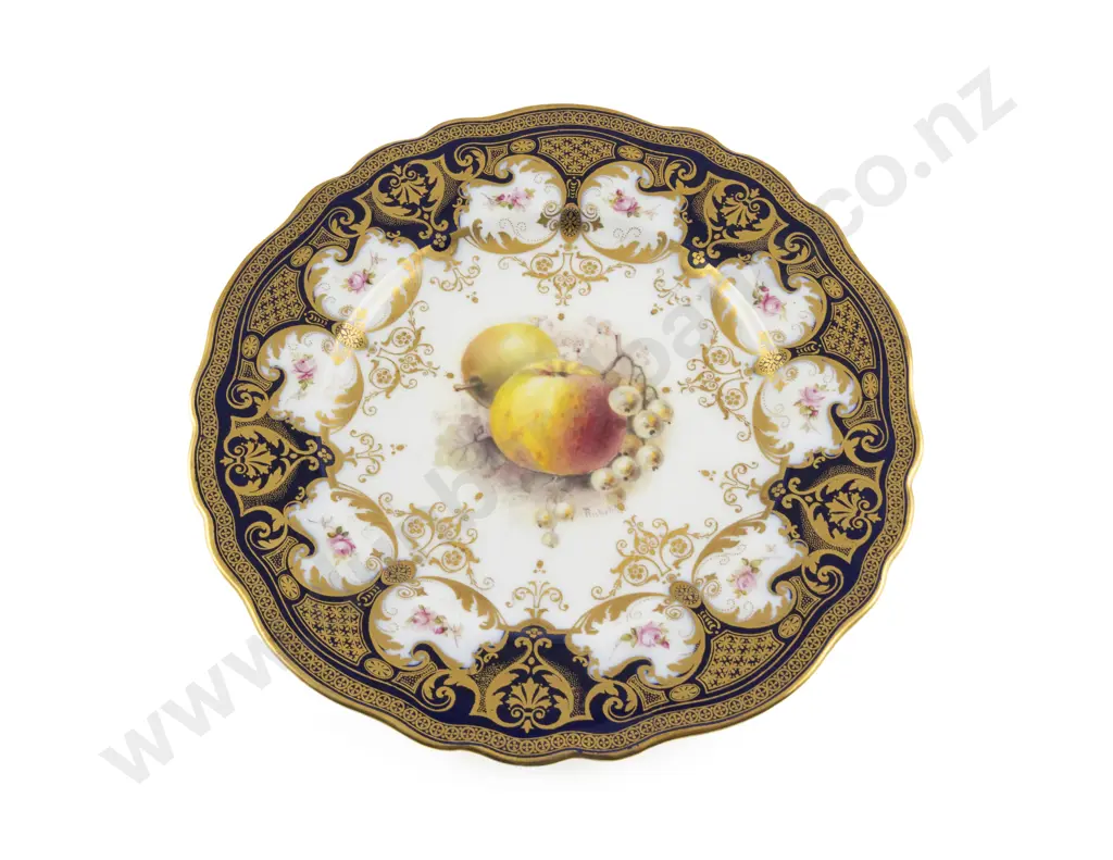 Royal Worcester Hand Painted Plate Image 1++
