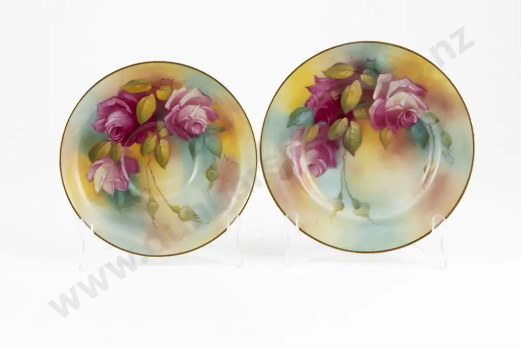 Royal Worcester Tea Cup Saucer and Plate Image 1++