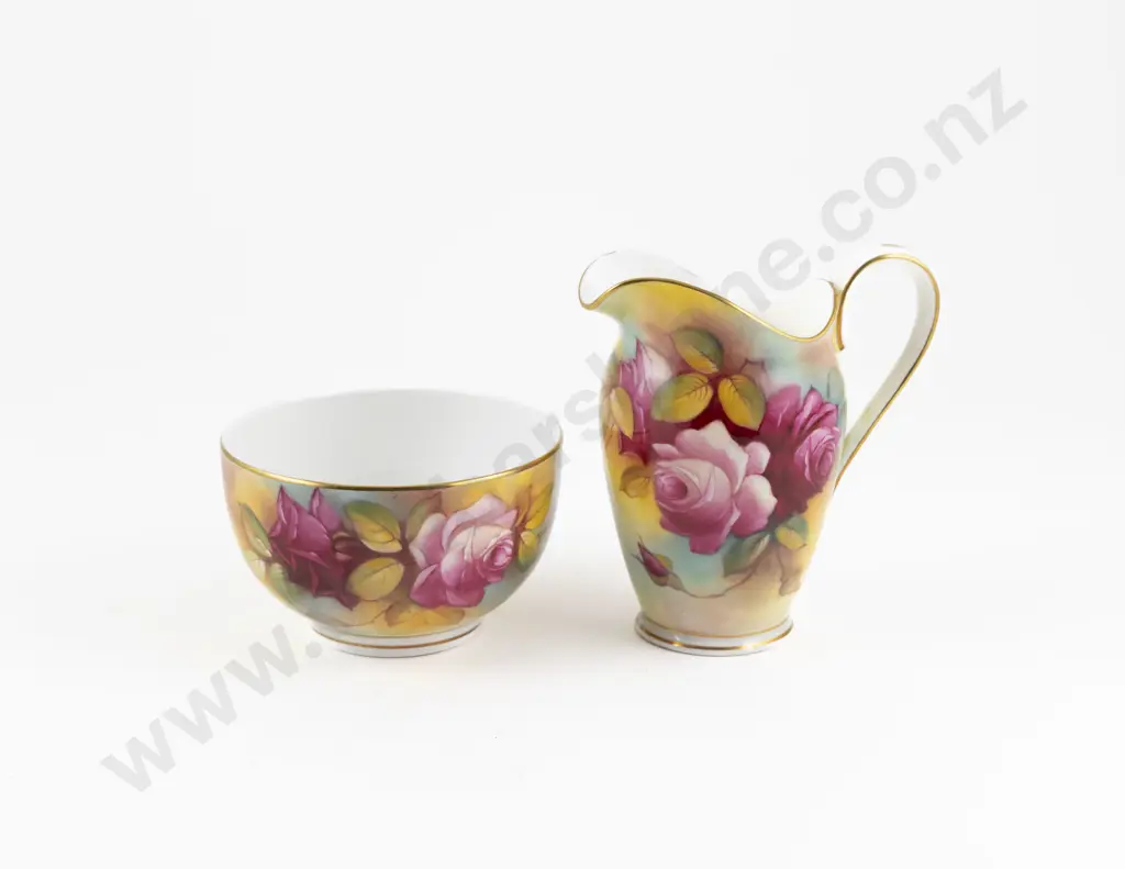 Royal Worcester Sugar and Cream Jug Image 1++