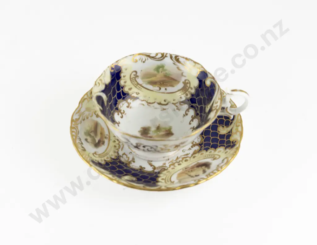 Grainger Worcester Breakfast Tea Cup and Saucer Image 1++