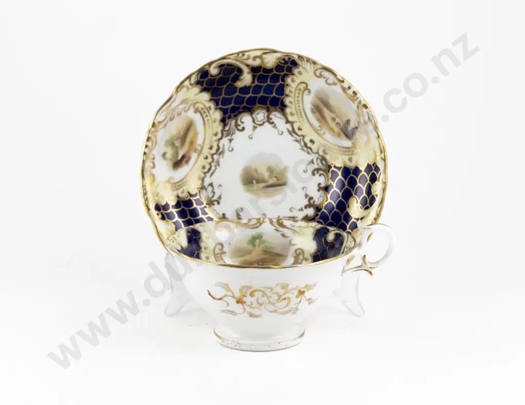 Grainger Worcester Breakfast Tea Cup and Saucer Image 1++