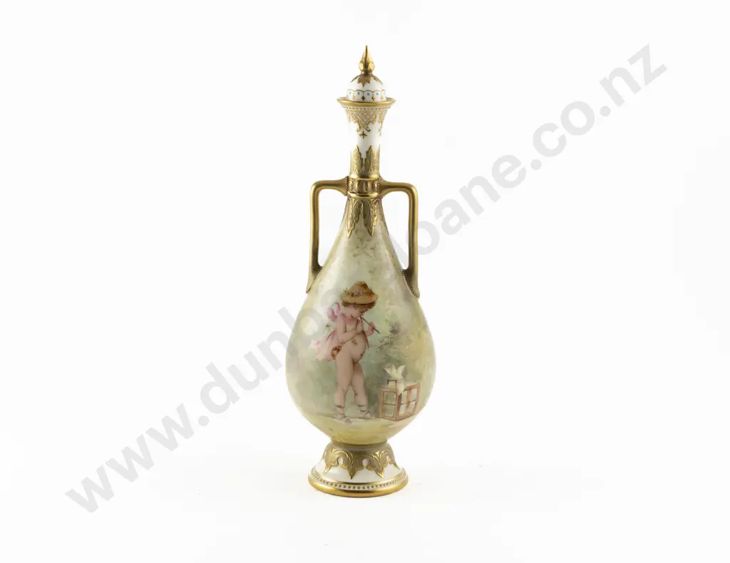 Royal Doulton Vase and Cover Image 1++