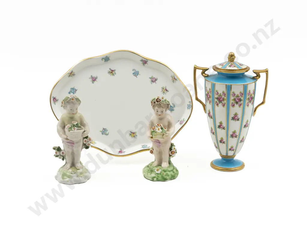 C1920 Minton Posy Urn and Cover Image 1++