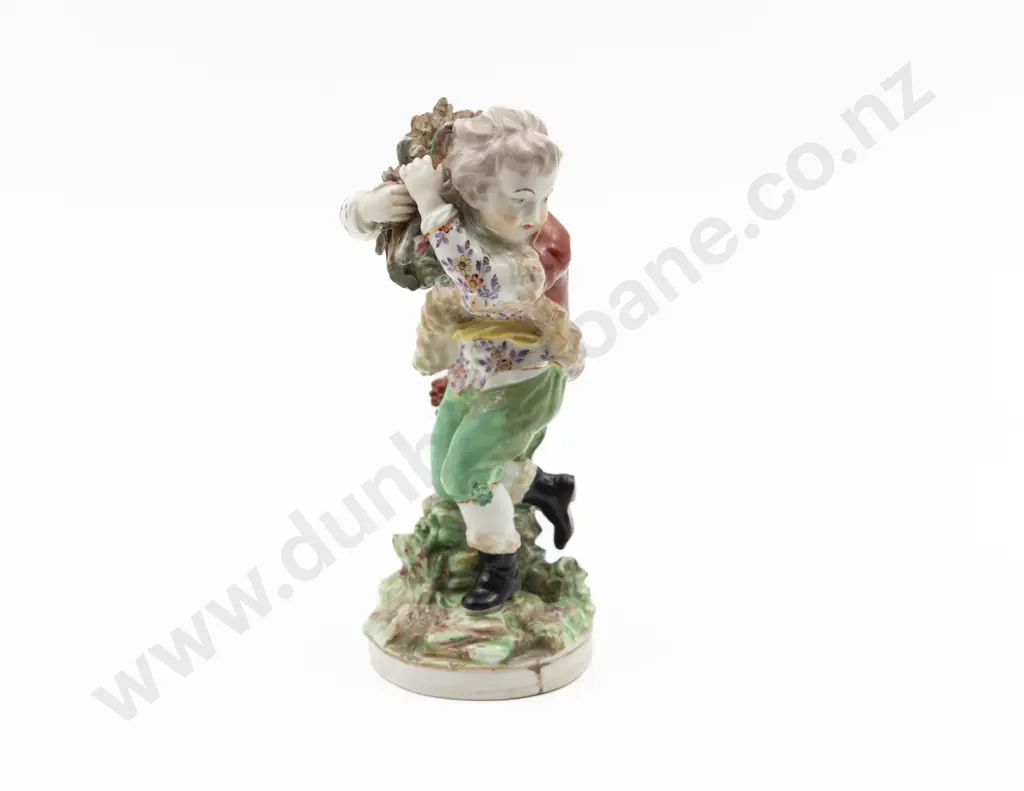 Early C19th Allegorical Derby Porcelain Figure Of Autumn Image 1++
