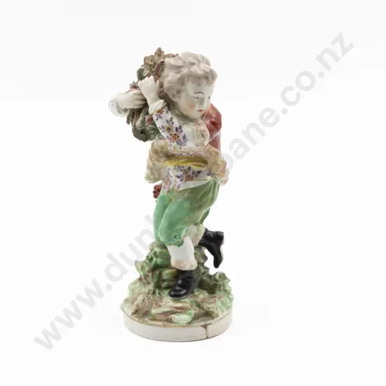Early C19th Allegorical Derby Porcelain Figure Of Autumn