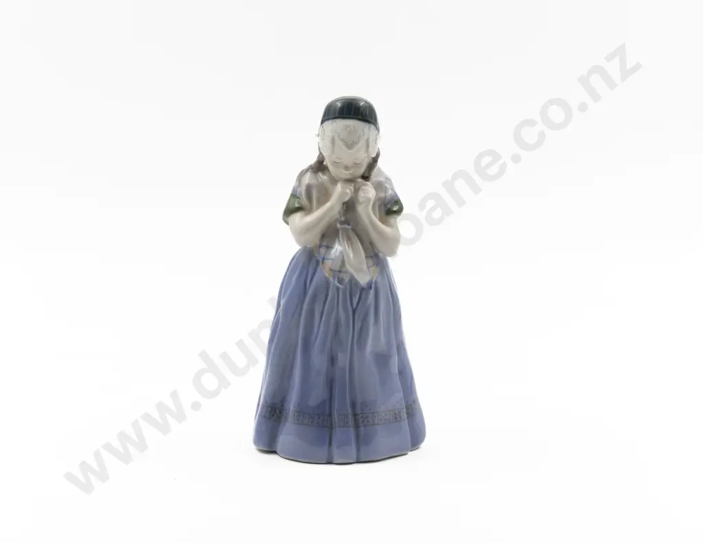 Royal Copenhagen Figure Girl from Bornholm Image 1++