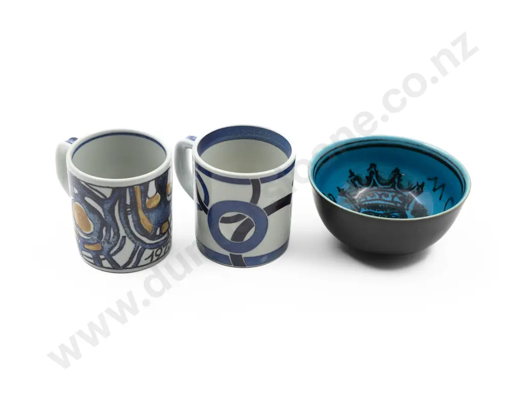 Royal Copenhagen Two Commemorative Mugs Image 1++