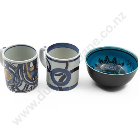 Royal Copenhagen Two Commemorative Mugs