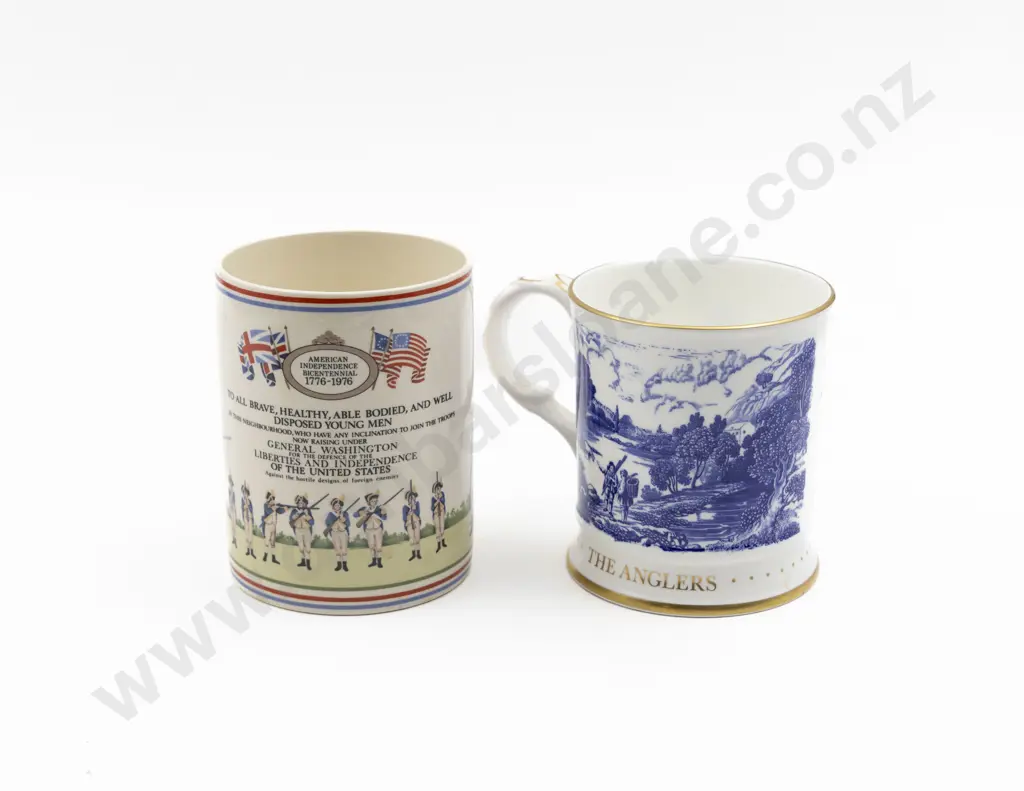 Coalport and Wedgwood Commemorative Pint Mugs Image 1++