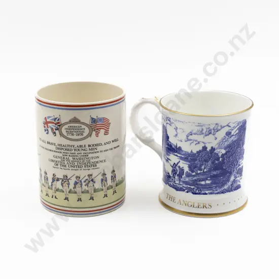 Coalport and Wedgwood Commemorative Pint Mugs