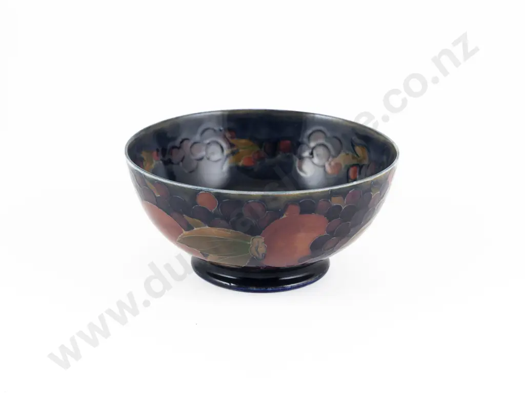 Walter Moorcroft Pomegranates Pattern Footed Circular Bowl Image 1++