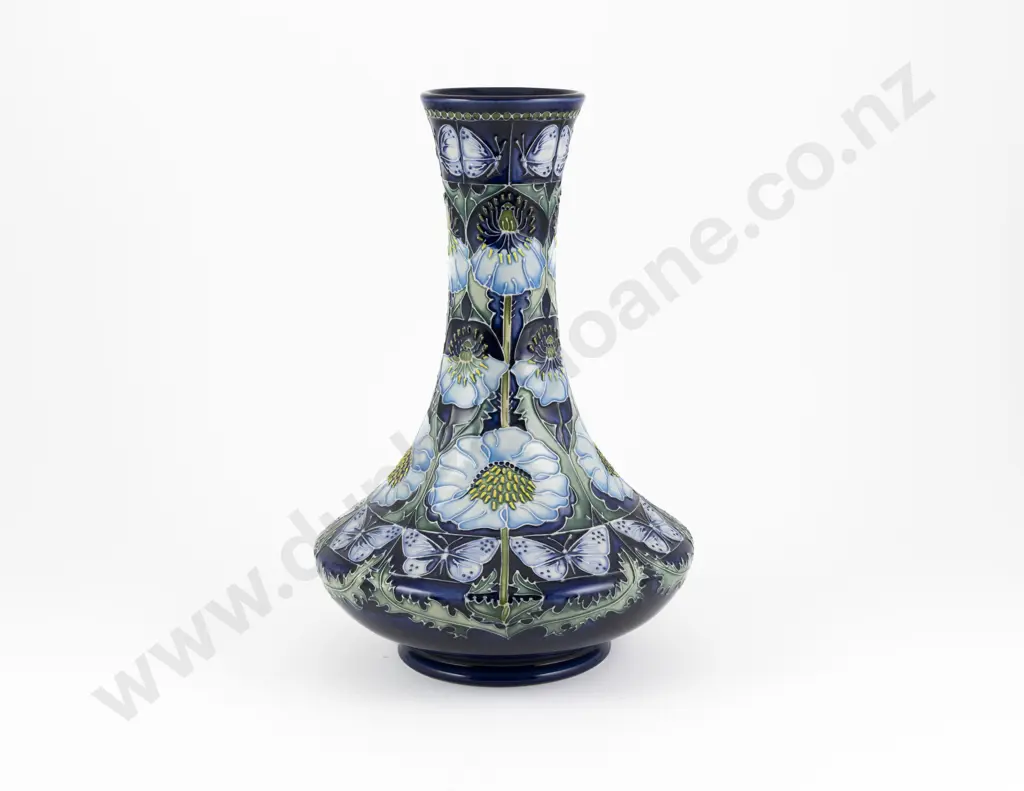Modern Moorcroft Pavion Pattern Vase Designed By Rachel Bishop Image 1++