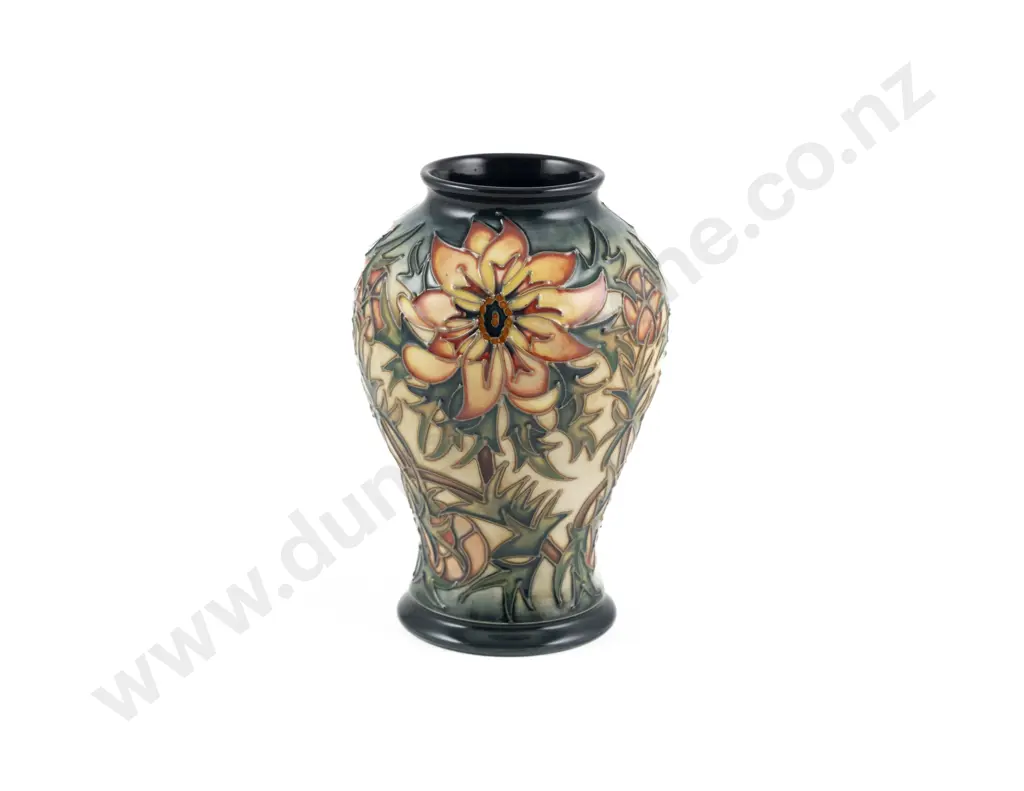 Modern Moorcroft  Spike Pattern Vase Designed By Emma Bossons Image 1++