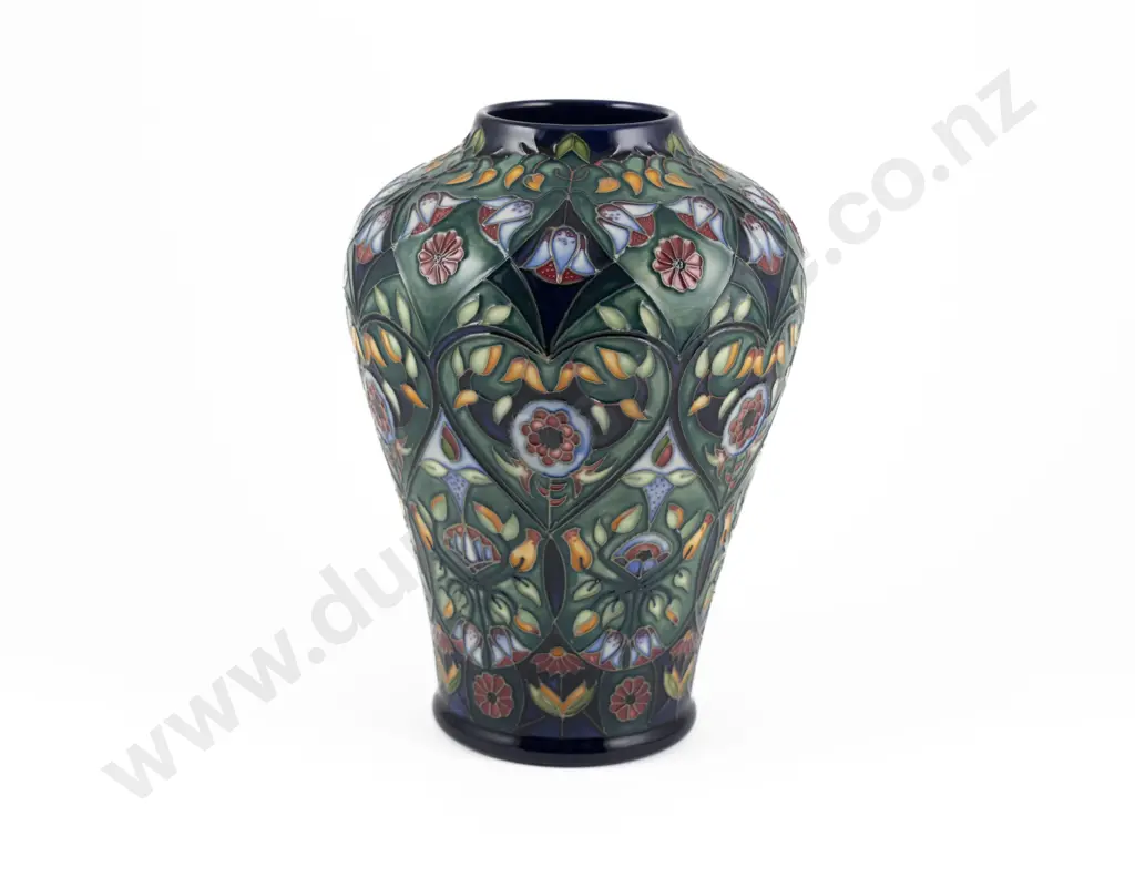 Modern Moorcroft Anatolia Pattern Vase Designed By Rachel Bishop Image 1++