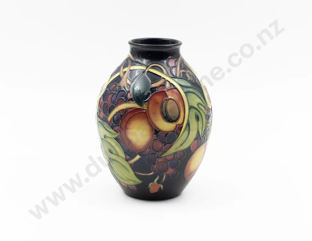 Modern Moorcroft Queens Choice Pattern Vase designed by Emma Bossons Image 1++