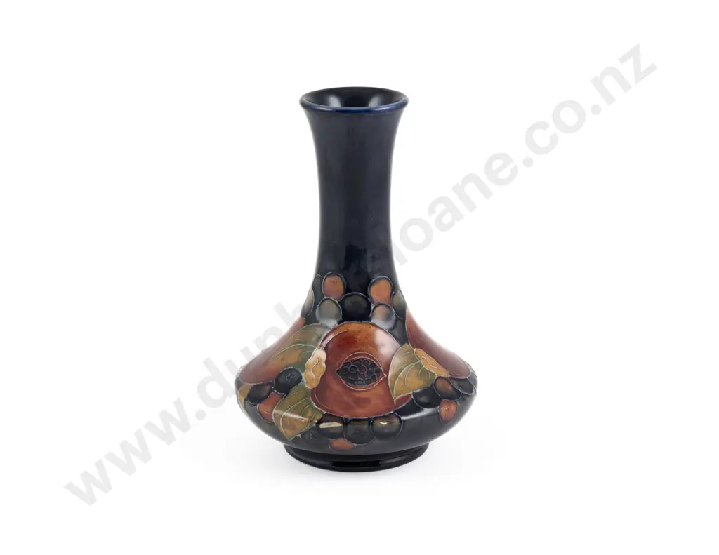 William Moorcroft Pomegranates Pattern Bottle Vase Image 1++