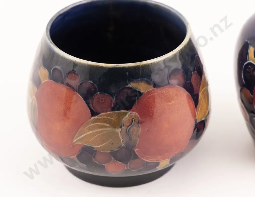 William Moorcroft Pomegranates Pattern Ovoid Vase Image 1++