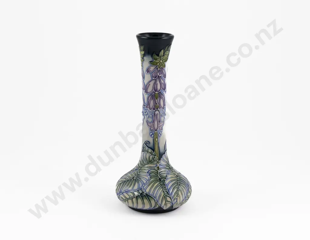 Modern Moorcroft Sea Drift Pattern Vase Designed By Rachel Bishop Image 1++