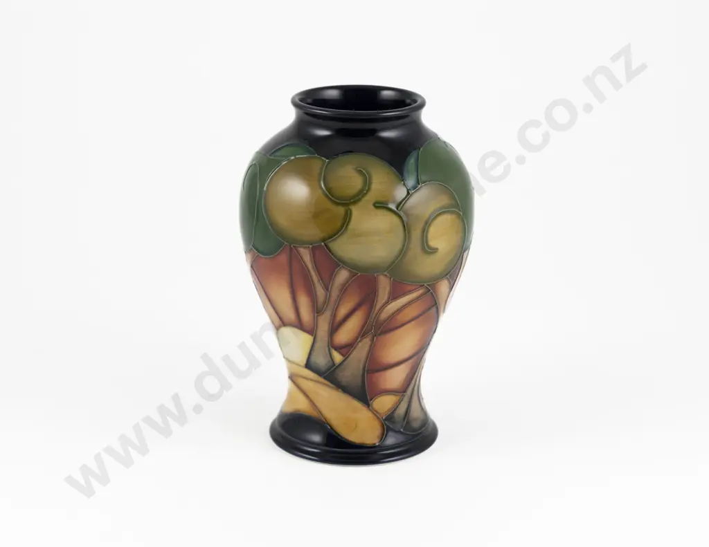 Modern Moorcroft Bolderwood Pattern Vase Designed By Rachel Bishop Image 1++