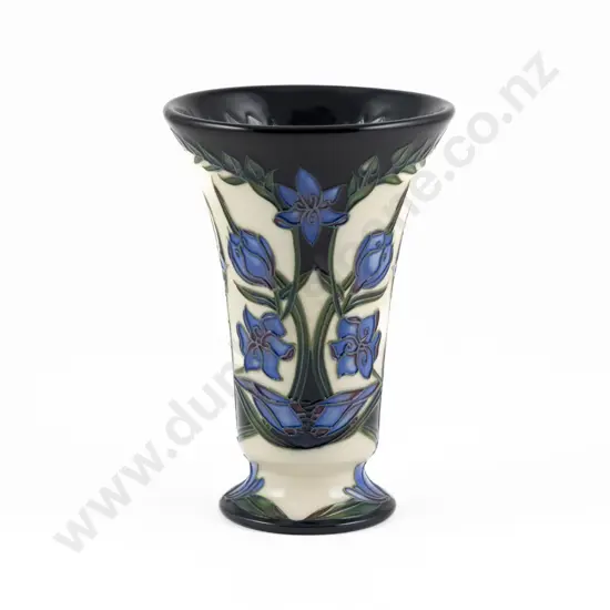 Modern Moorcroft Kaffir Lily Pattern Vase Designed By Shirley Hayes