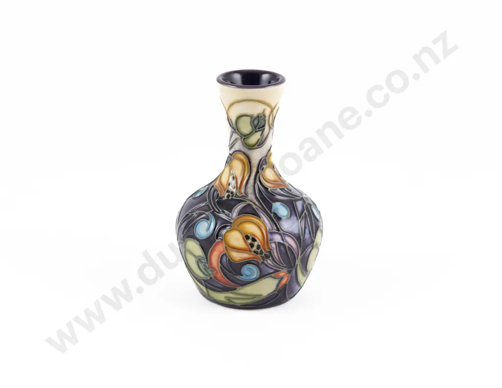 Small Modern Moorcroft Celtic Web Pattern Vase Image 1++