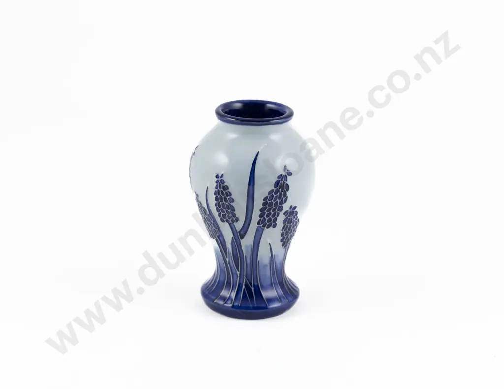 Small Modern Moorcroft Muscari Pattern Vase Image 1++