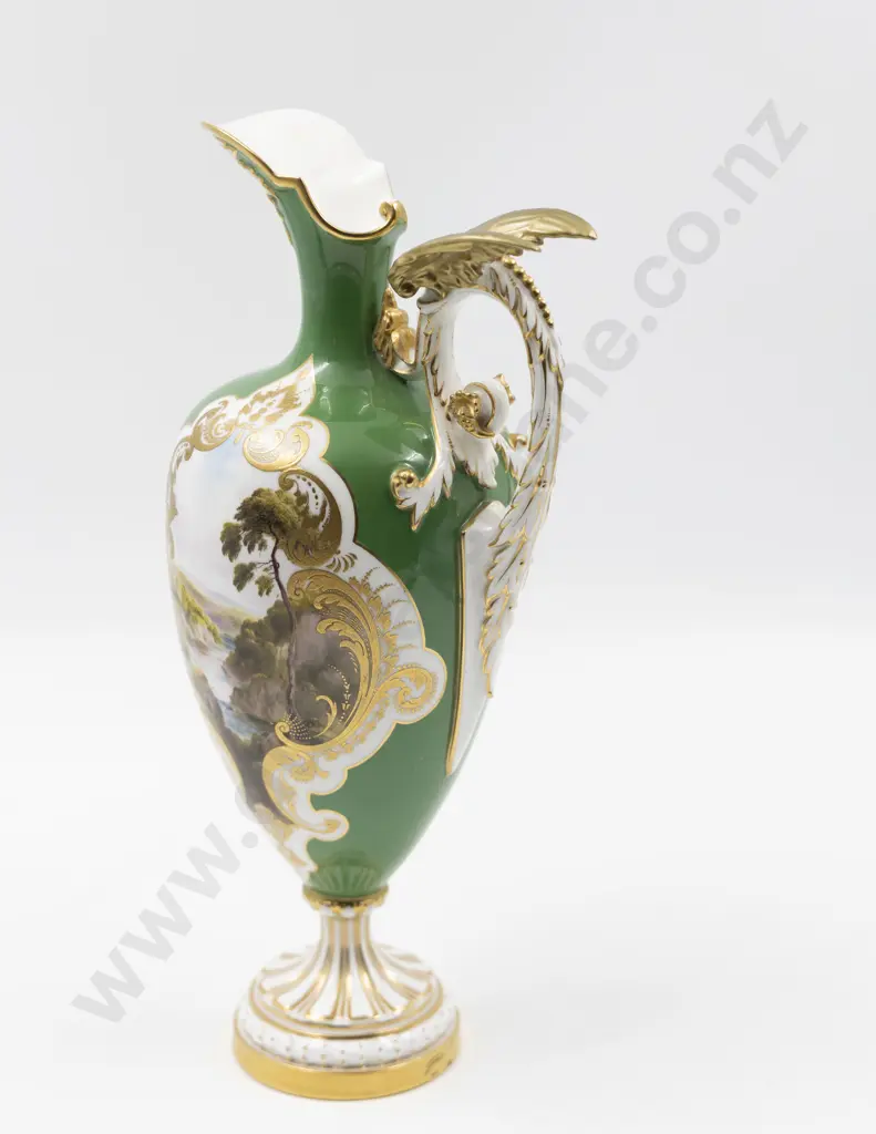 Royal Worcester Hand Painted Ewer Image 1++