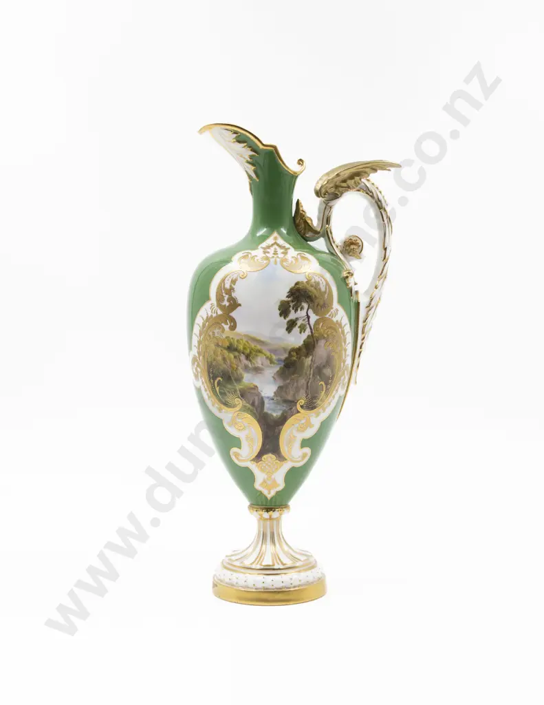 Royal Worcester Hand Painted Ewer Image 1++