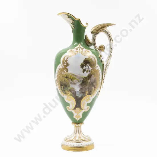 Royal Worcester Hand Painted Ewer