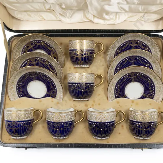 Cased Royal Worcester Coffee Service