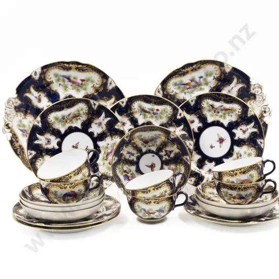Royal Worcester Hand Painted 20pce Teaset