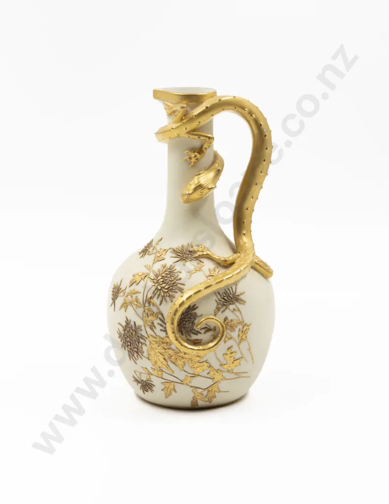 Royal Worcester Hand Painted Ewer Image 1++