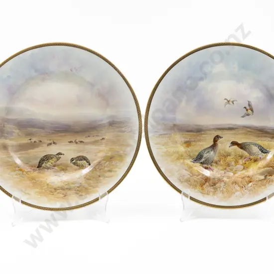Pair Royal Doulton Cabinet Plates
