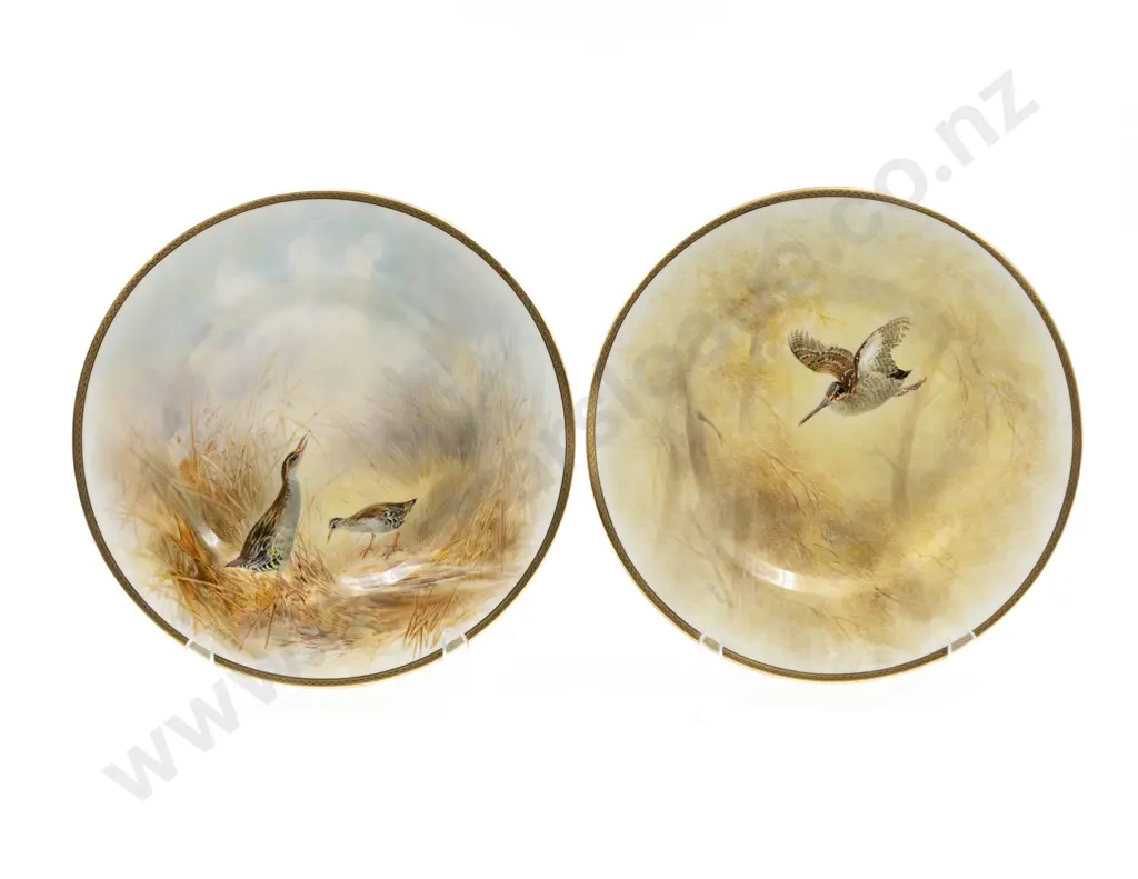 Pair Royal Doulton Cabinet Plates Image 1++