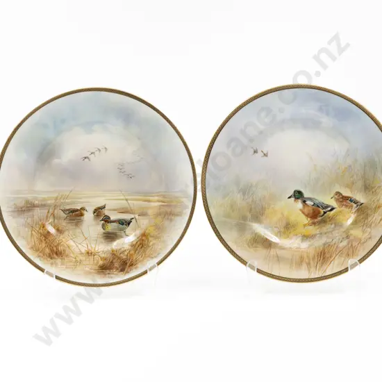 Pair Royal Doulton Cabinet Plates