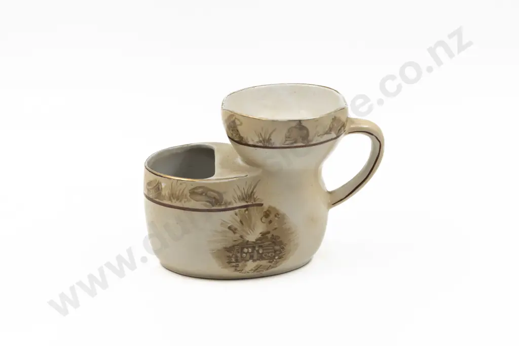 Grimwades WWI Bairnsfather Ware Old Bill Shaving Mug Image 1++