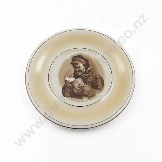 Small Grimwades WWI Bruce Bairnsfather Old Bill Circular Wall Plate