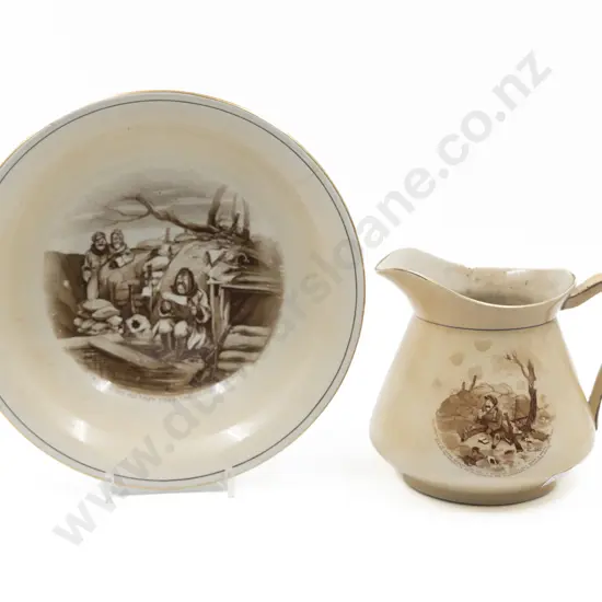 Grimwades WWI Bruce Bairnsfather Old Bill Jug and Bowl