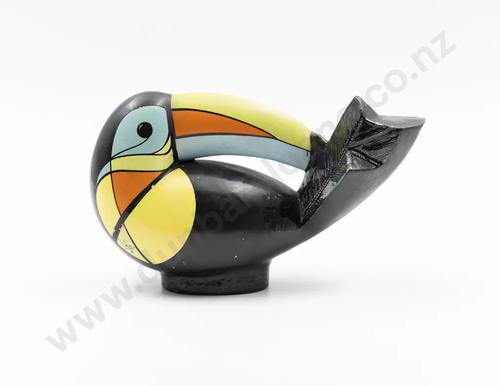 Goebel Hand Painted Porcelain Figure Of A Toucan Image 1++