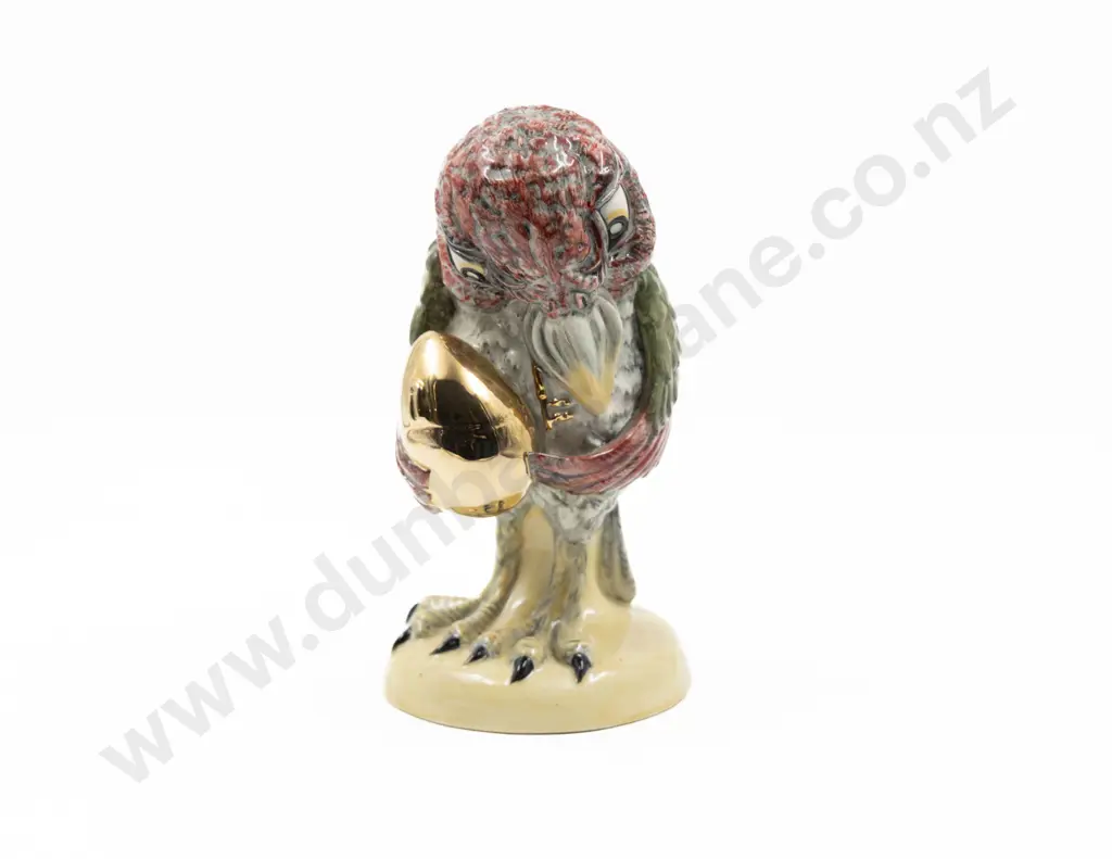 Staffordshire Peggy Davis Phoenix Series Grotesque Bird with Golden Egg Image 1++