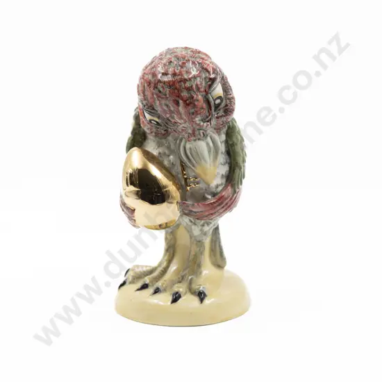 Staffordshire Peggy Davis Phoenix Series Grotesque Bird with Golden Egg