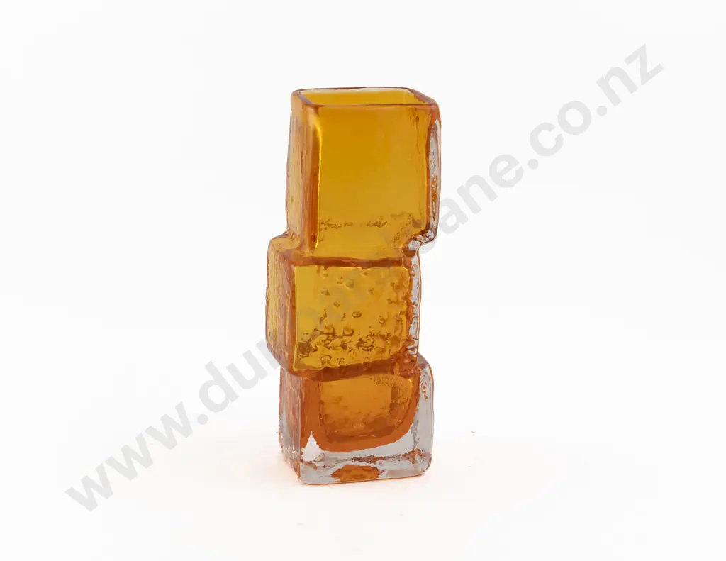 Whitefriars Drunken Bricklayer Tangerine Vase Image 1++