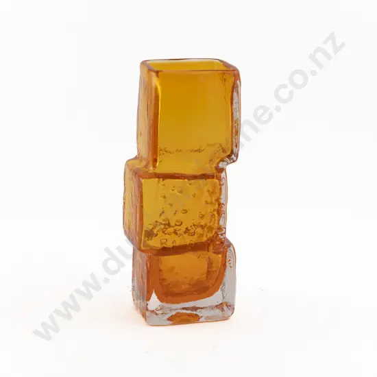 Whitefriars Drunken Bricklayer Tangerine Vase