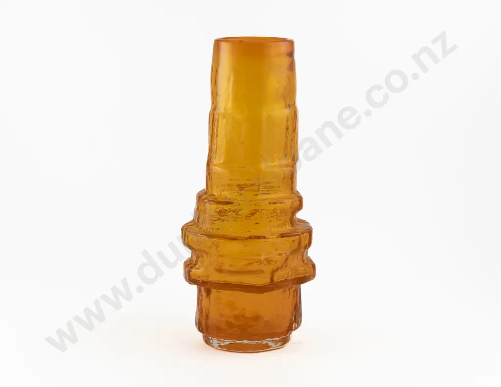 Whitefriars Tangerine Hooped Vase Image 1++