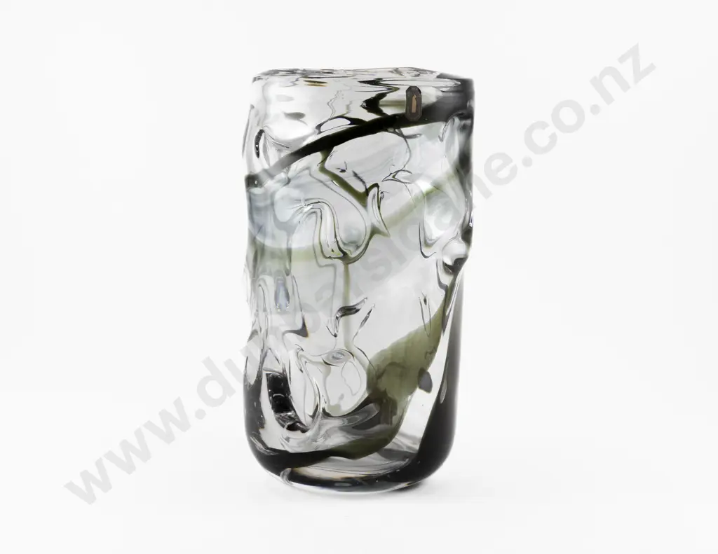 Large Whitefriars Knobbly Cased Glass Vase Image 1++