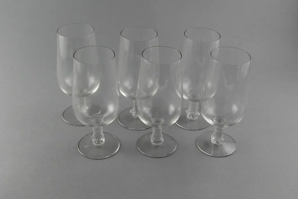 Set Of Six Lalique Lager Glasses Image 1++