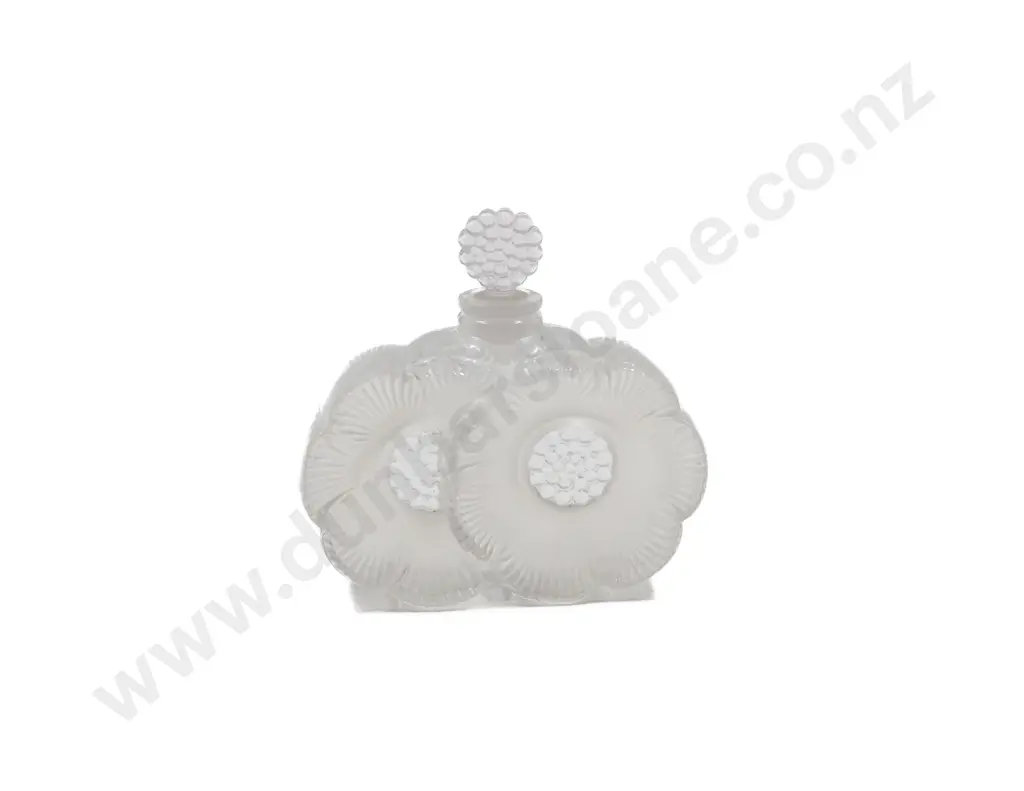 Lalique "Deux Fleurs" Scent Bottle Image 1++