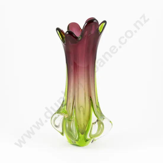 Vintage Murano Art Glass Vase