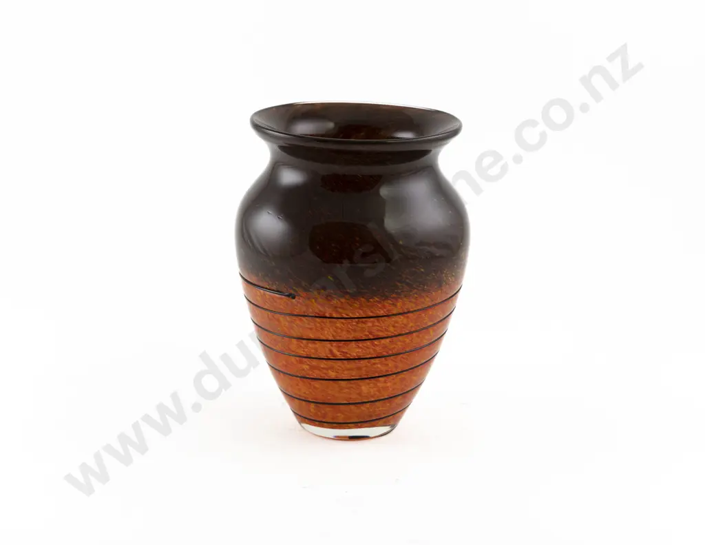 Bohemian Art Glass Vase Image 1++