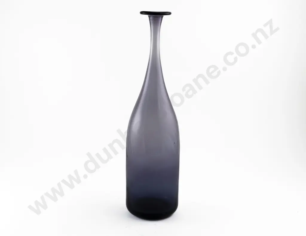 Large Tony Kuepfer Amethyst Bottle Vase Image 1++